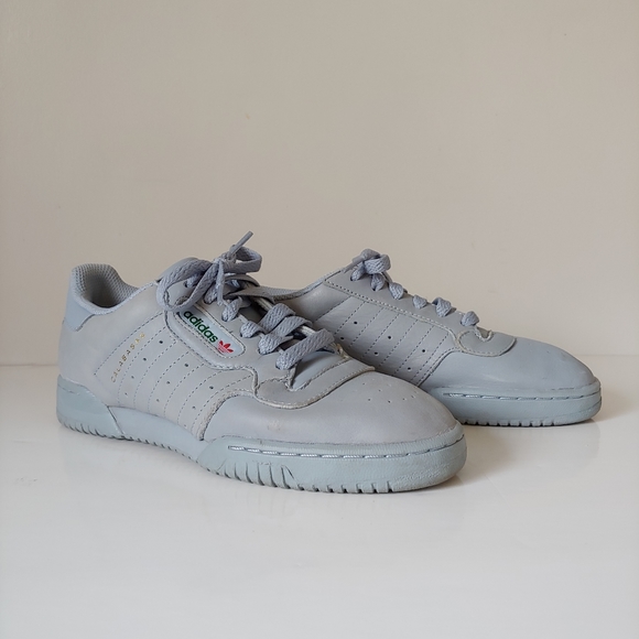 Adidas Yeezy Calabasas Powerphase Leather Sneakers Grey Size US 6.5 - Picture 3 of 16